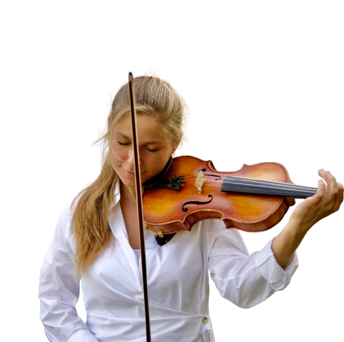 Olga playing violin
